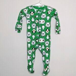 Place Farm Animal Footie Onepiece PJ 3-6m